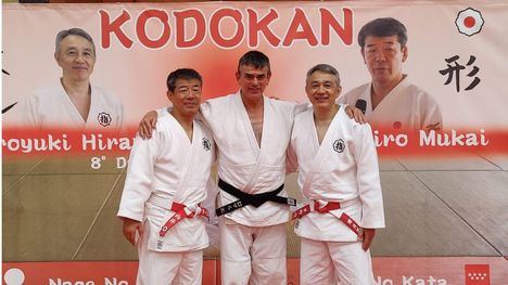Romar, en un curso de dos sensei del gimnasio de Judo más antiguo