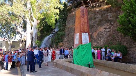 Un monumento en Alhama de Almería inmortaliza el hermanamiento de las cuatro Alhamas