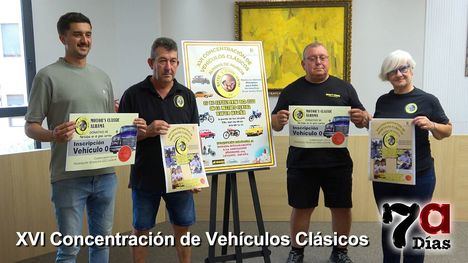 Alhama acogerá la XVI Concentración de Vehículos Clásicos el 20 de septiembre