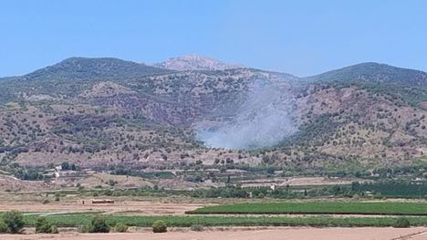 'Pequeño incendio' entre Alhama y Totana, indica el Ayuntamiento