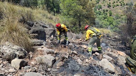 Controlado el conato de incendio que ha afectado a 1 hectárea de pinar y matorral