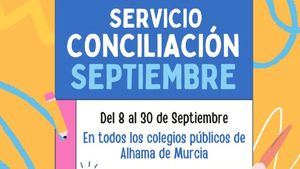 El Ayuntamiento oferta en septiembre el servicio de conciliacion