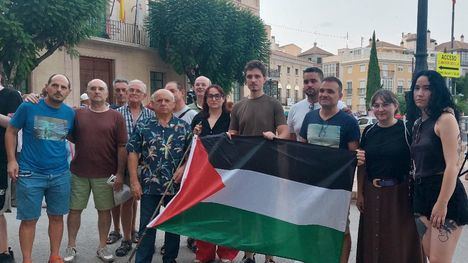 Cacerolada de IU en defensa del pueblo palestino