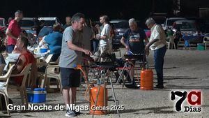 Las migas reúnen en las fiestas de Gebas a decenas de personas