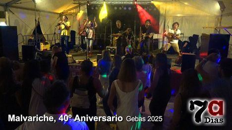 Malvariche celebra en las fiestas de Gebas su 40º aniversario