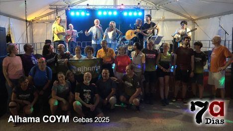 Decenas de personas realizan con el Alhama COYM el recorrido hasta Gebas