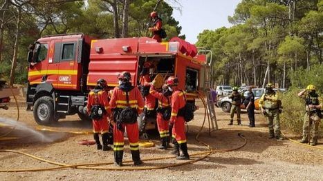Suspenden el simulacro de incendio de la UME en Sierra Espuña