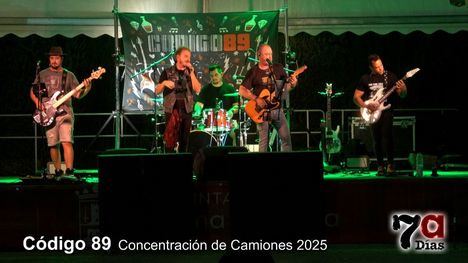 Código 89 anima con sonido de los 80 y 90 la Concentración de Camiones