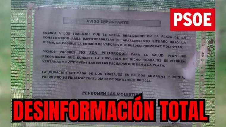 PP: 'El PSOE sigue mintiendo y los vecinos pagan la chapuza'
