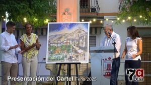 Una pintura de Jose Mª Cánovas que mira al pasado anuncia la Feria