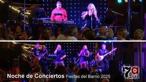 Noche de música en las Fiestas del Barrio con canciones de toda la vida y éxitos del pop