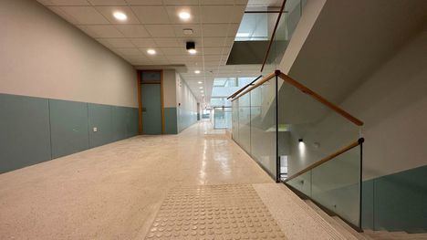 Interior del IES Valle de Leiva en una imagen de 2023