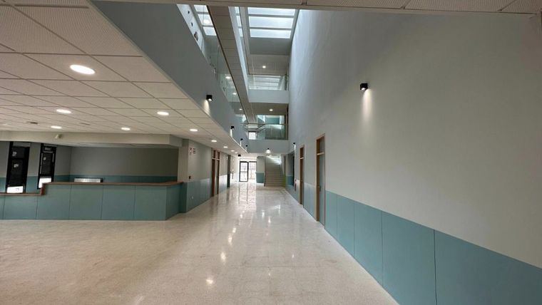 Interior del IES Valle de Leiva en una imagen de 2023