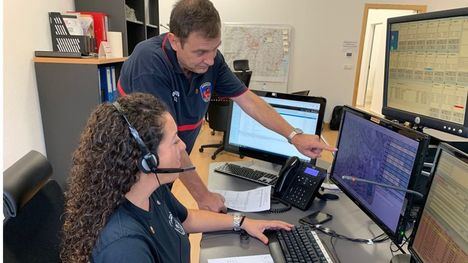 Herido en la nalga por una avioneta que iba marcha atrás en Totana