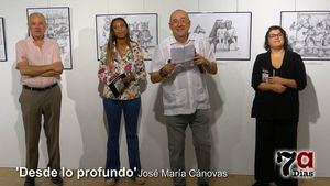 Cánovas Vera muestra su alma en El Pósito con obras de su exposición 'Desde lo profundo'