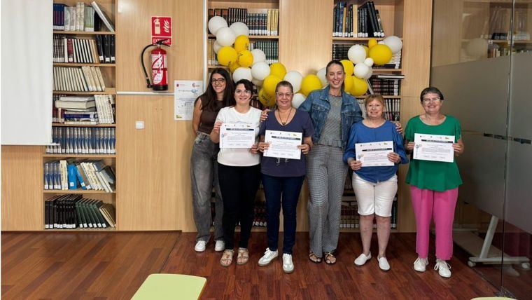 Una decena de vecinos de Librilla finaliza la acción de búsqueda de empleo de El Candil