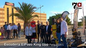 Rosa Sánchez, Antonio Lobato y Ceciarmy presentan la escudería ElPozo King Upp