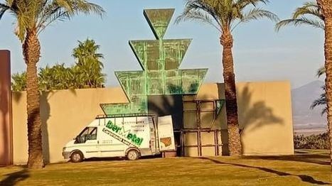 El Ayuntamiento inicia el arreglo del monolito de Condado de Alhama
