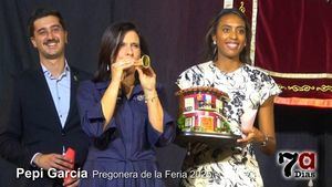 Pepi García anuncia la Feria con un pregón de recuerdos y nostalgia