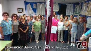 Las mujeres de la Asoc. San Lázaro exponen sus trabajos del último año