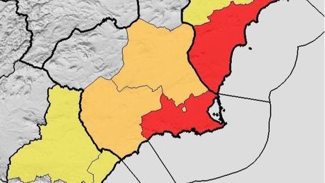 La Aemet activa de nuevo la alerta naranja por lluvias intensas