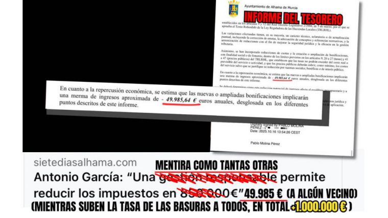 PP: 'El PSOE, IU y Sibina mienten. Suben impuestos y lo llaman 'alivio fiscal''