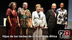 Los hijos de los Héroes de África comparten recuerdos de su niñez