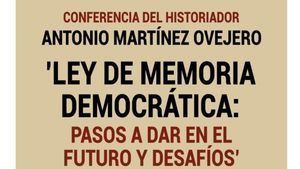 Conferencia sobre los retos de la Ley de Memoria Democrática