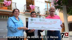 Carmen Espadas y sus clientes recaudan más de 400€ para la AECC