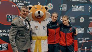 Belén y Andrea Ortiz, del Club Judo Alhama, 5ª en el Campeonato Mundial de Judo Kata