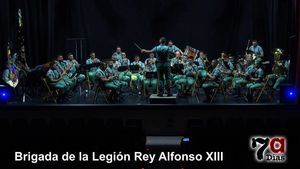 Gran concierto de la Brigada Rey Alfonso XIII de la Legión para ayudar a Paula