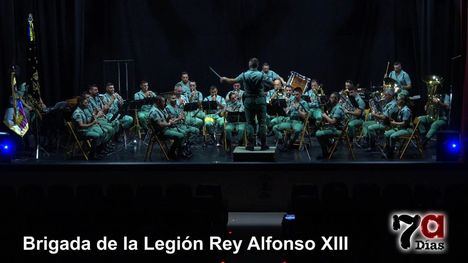 Gran concierto de la Brigada Rey Alfonso XIII de la Legión para ayudar a Paula