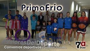 Fundación Primafrio renueva su compromiso 'Deporte con valores' con 9 clubes de Alhama