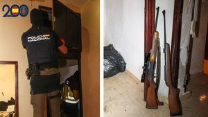 Detenidos en Alhama por detención ilegal, tráfico de drogas y tenencia de armas