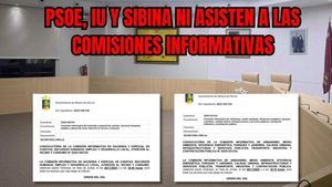 PP: "PSOE, IU y Sibina ni siquiera acuden a las comisiones informativas"