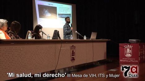 Debate sobre el Sida en Alhama, en la III Mesa de VIH, ITS y Mujer