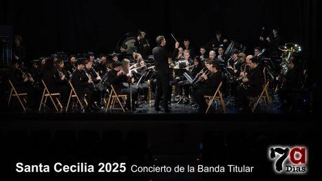 Gran asistencia al concierto de la Banda por Santa Cecilia