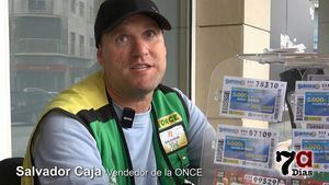 Salvador Caja vende un cupón premiado con 40.000 euros el viernes