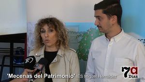 El IES Miguel Hernández muestra el resultado del proyecto 'Mecenas del Patrimonio'