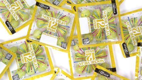 El nuevo packaging permitirá disfrutar de las uvas de Moyca en Nochevieja