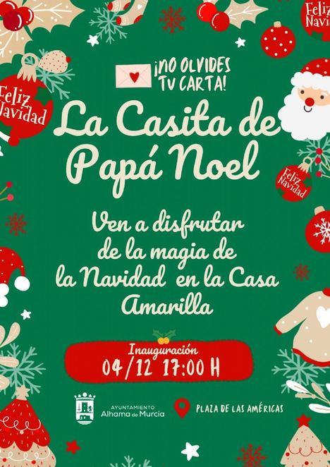 Las citas para visitar la casita de Papá Noel se podrán desde el lunes