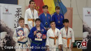 Dos medallas para el Club Judo Alhama en la Copa de Navidad