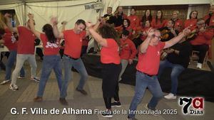 El Villa de Alhama cierra las actuaciones de la Fiesta de la Inmaculada