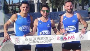Jaime Moral, campeón regional de media maratón en T. Pacheco