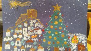 Más de 60 postales de Navidad llenan de color la sede de los Moraos