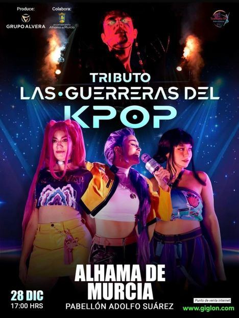 Cita con las Guerreras del K-POP el próximo domingo en Alhama