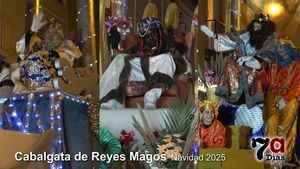 El paso de los Reyes Magos dibuja una sonrisa de ilusión en los más pequeños