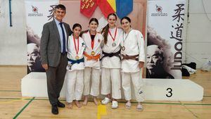 Un oro, dos platas y un bronce para el Club Judo Alhama en la VI Copa Infantil y Cadete