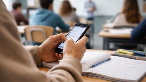 El ciberacoso cae un 19% en las aulas de la Región tras prohibirse el uso de los móviles