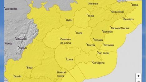 La AEMET alerta de rachas de viento de moderadas a fuertes